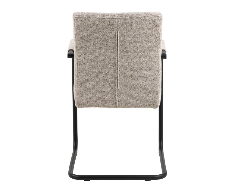 Krzesło z podłokietnikami Adele beżowe - ACTONA